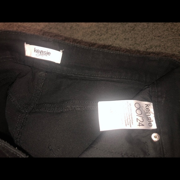 Black denim mini skirt - Picture 3 of 3